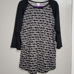 LuLaRoe Randy 3X Black & White New w/o Tags!
